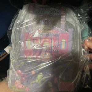 NWT loungefly tiana castle series backpack